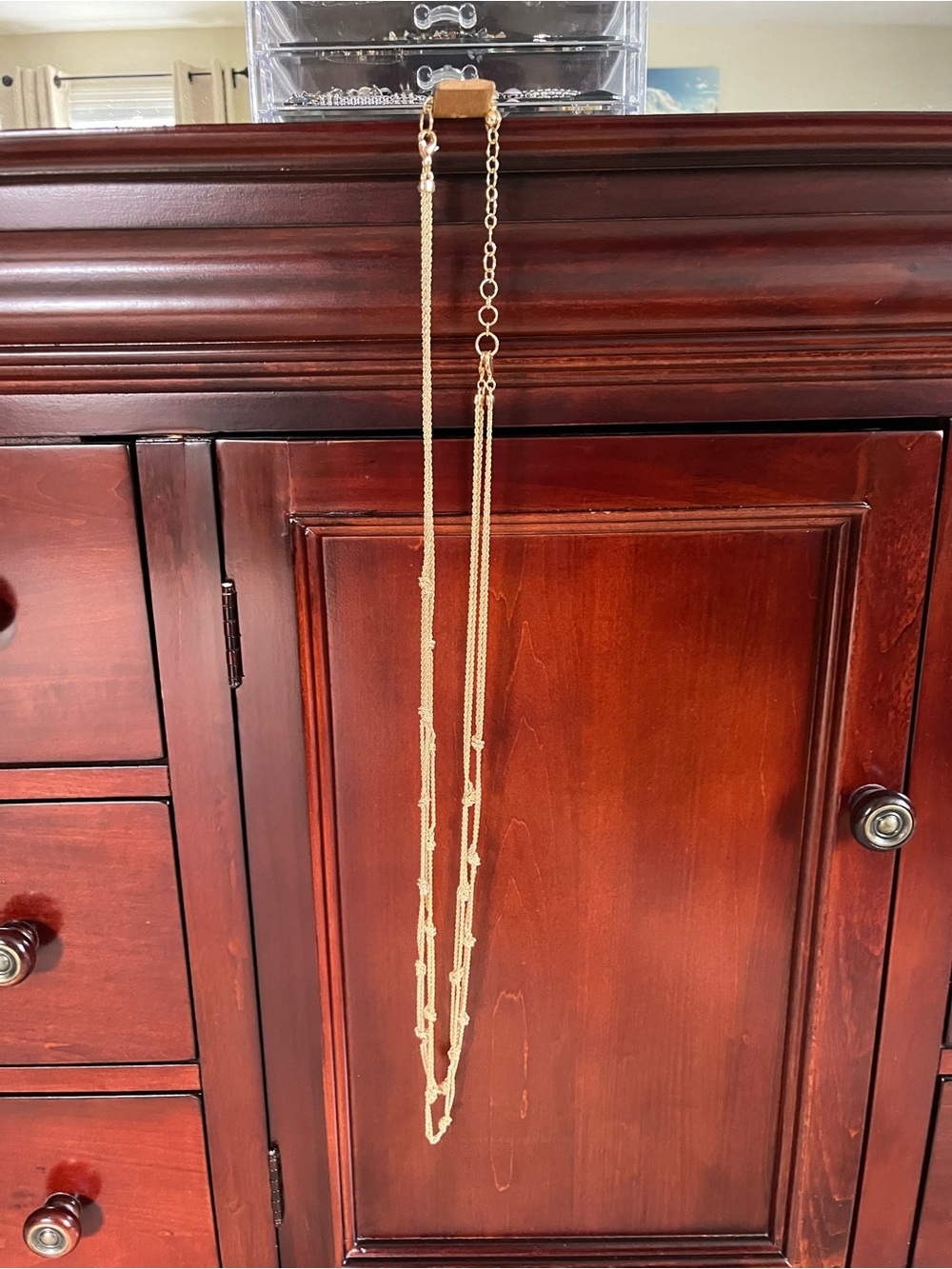 Chico's Gold Multi-Chain Necklace